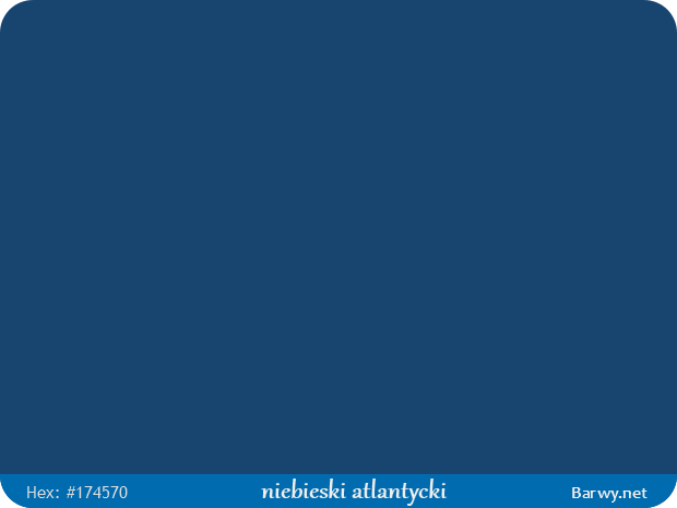 Kolor RAL 5009 niebieski atlantycki Azure blue