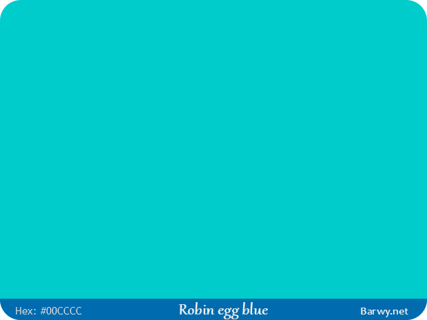 Obrazek z kolorem RGB #00CCCC